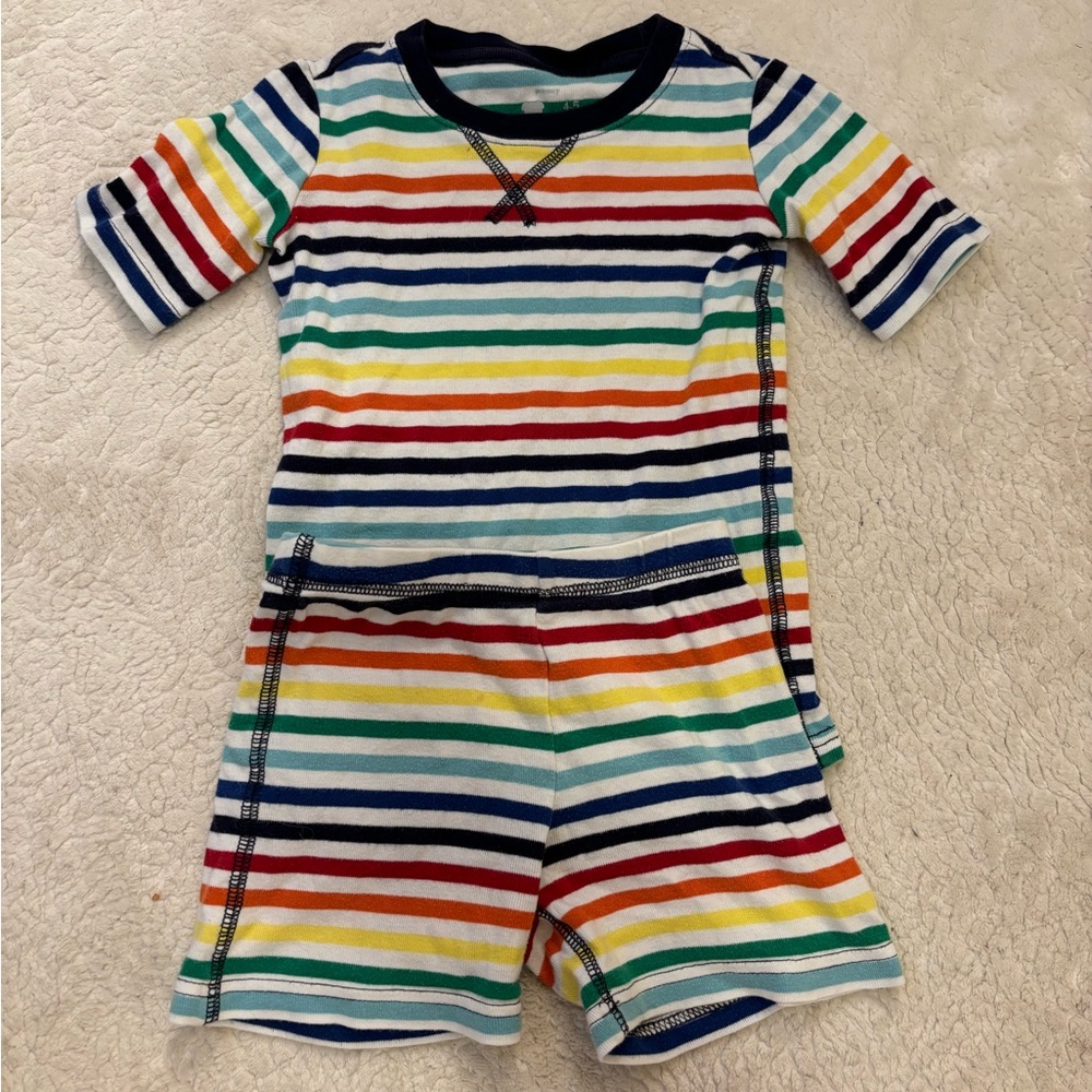 Primary Kids Striped Pajama Set - Multicolor